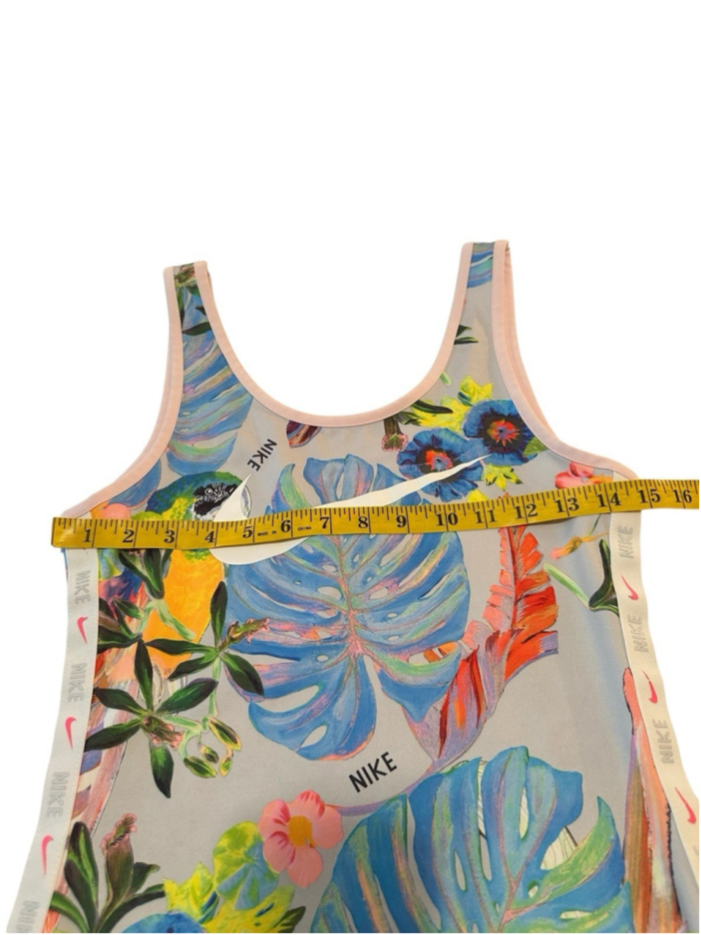 NIKE Tropical Outdoor Activewear Tank Dress Womens Small Golf, Walking, Fishing - Picture 11 of 17